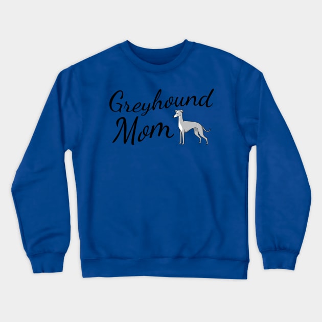 Greyhound Mom Crewneck Sweatshirt by tribbledesign